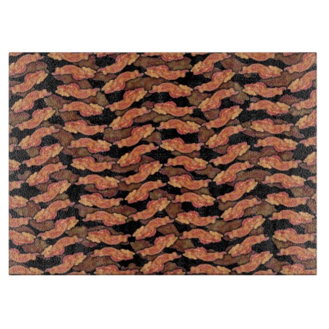 Bacon Pattern Schneidebrett (Vorderseite)