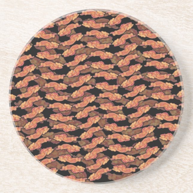 Bacon Pattern Untersetzer (Vorne)