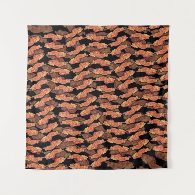 Bacon Pattern Wandteppich (Vorderseite)