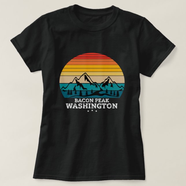 BACON PEAK WASHINGTON T-Shirt (Design vorne)