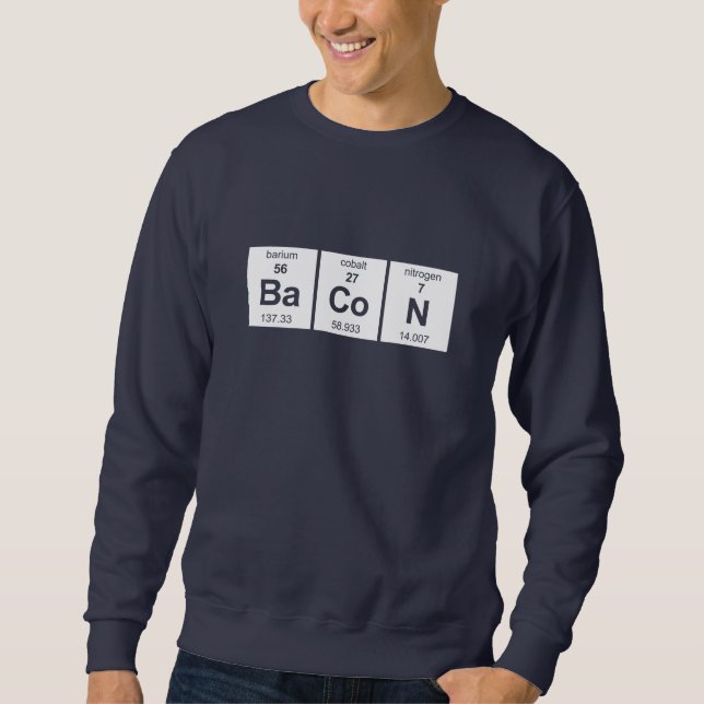 BaCoN Periodische Tabelle Sweatshirt (Vorderseite)