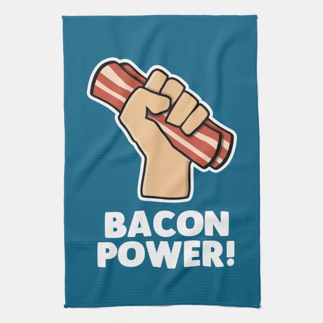 Bacon Power Geschirrtuch (Vertikal)