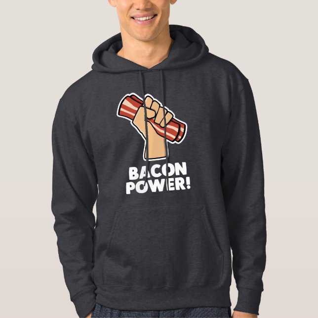 Bacon Power Hoodie (Vorderseite)