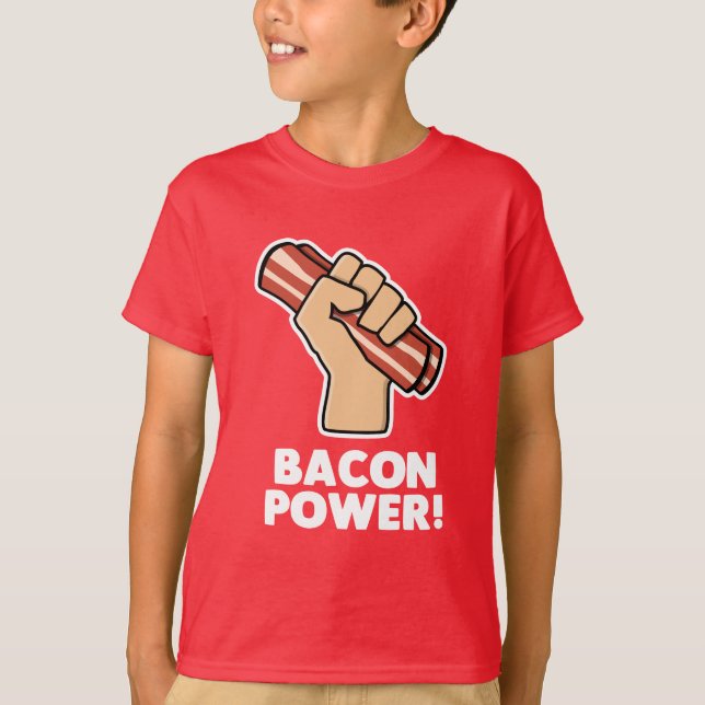 Bacon Power T-Shirt (Vorderseite)