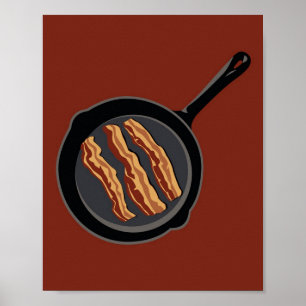 Bacon Print Poster