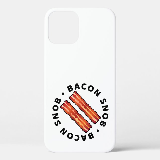 Bacon Snob Case-Mate iPhone Hülle (Rückseite)