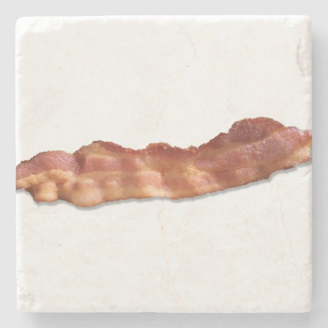 Bacon Strip Steinuntersetzer (Vorderseite)