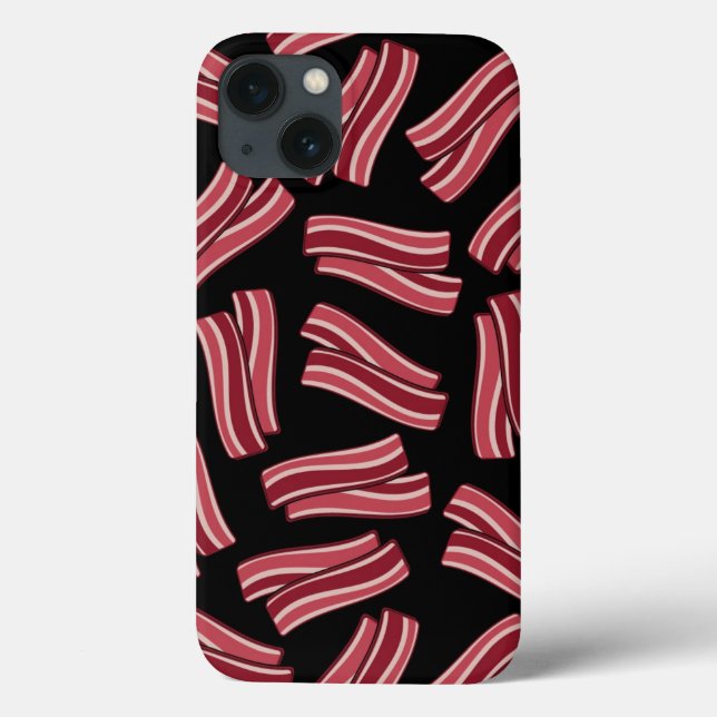 Bacon Strips Muster Case-Mate iPhone Hülle (Rückseite)