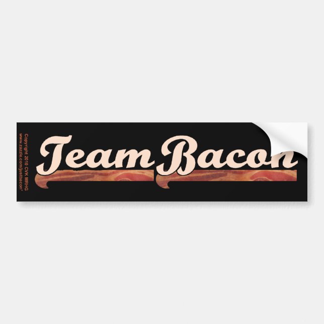 Bacon Team Autoaufkleber (Vorne)