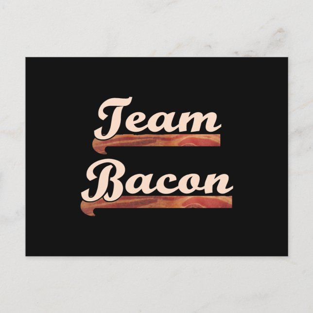 Bacon Team Postkarte (Vorderseite)