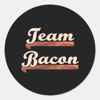 Bacon Team Runder Aufkleber