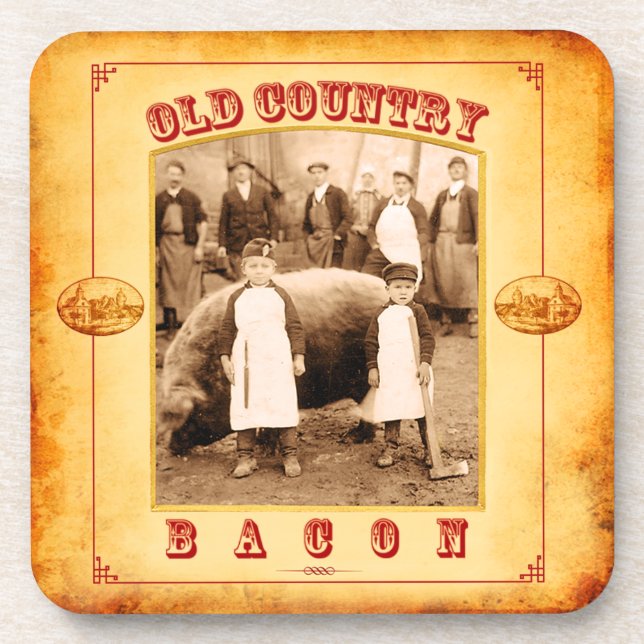 Bacon Untersetzer (Vorderseite)
