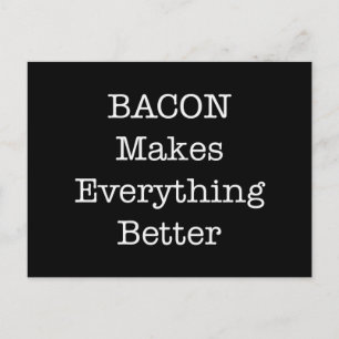 BACON verbessert alles Postkarte