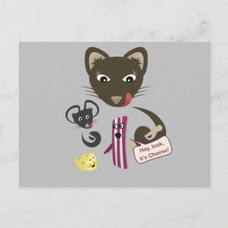 Bacon vereint Freunde und Feinde Postkarte