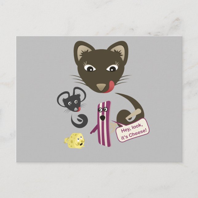 Bacon vereint Freunde und Feinde Postkarte (Vorderseite)