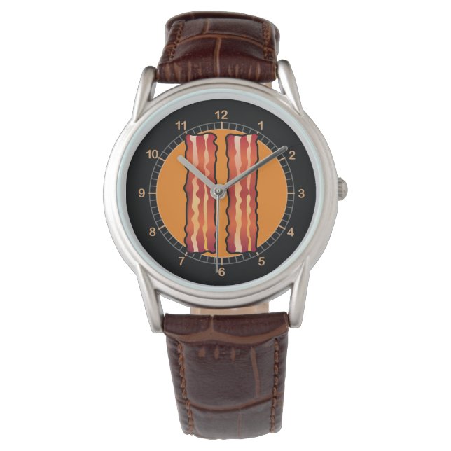 Bacon Watch Armbanduhr (Vorderseite)