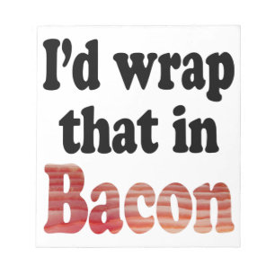 Bacon Wrap Notizblock