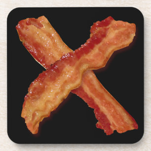 Bacon X O X LIEBE Getränkeuntersetzer