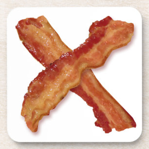 Bacon X O X LIEBE Untersetzer