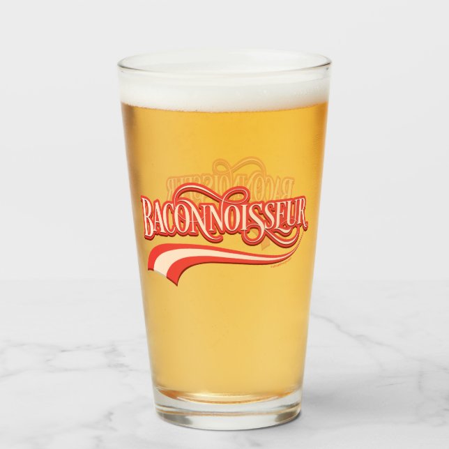 Baconnoisseur (Bacon Liebhaber) Glas (Vorne (Gefüllt))