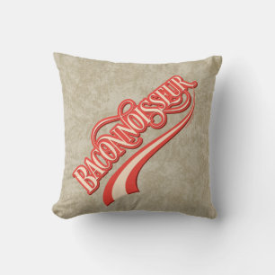 Baconnoisseur (Bacon Liebhaber) werfen Kissen