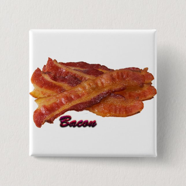 Baconstreifen Button (Vorderseite)