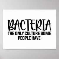 Bacteria Funny Microbiology Zitat