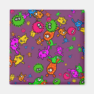 Bacteria Wallpaper Magnet