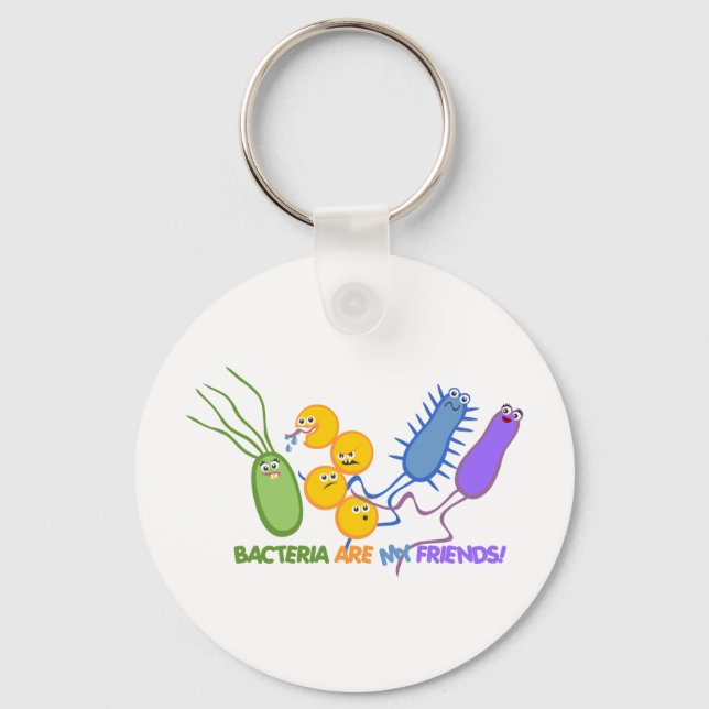 Bacterial Friends Schlüsselanhänger (Vorderseite)