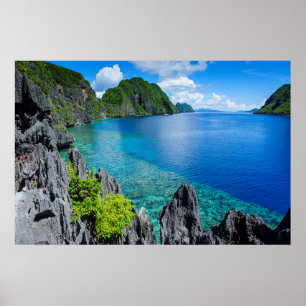 Bacuit-Archipel-Landschaft Poster