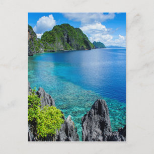 Bacuit-Archipel-Landschaft Postkarte