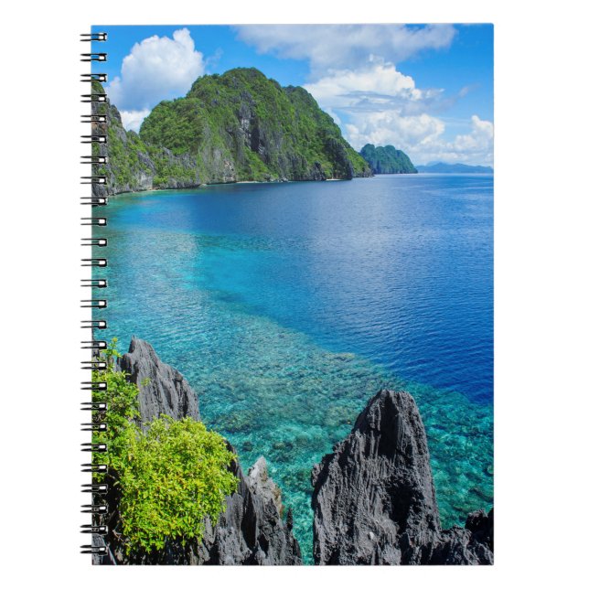 Bacuit Archipel Seascape Notizblock (Vorderseite)