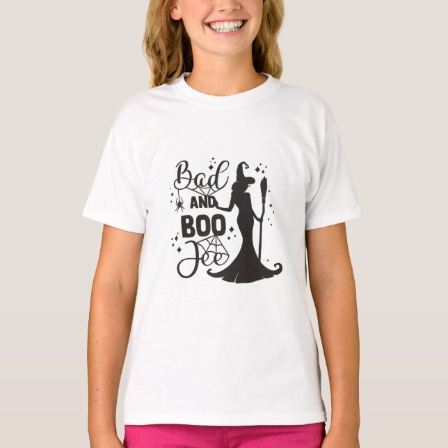 Bad and Boo Jee Halloween T-Shirt (Vorderseite)