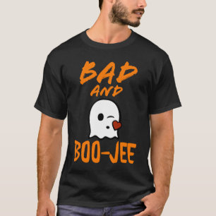 Bad and Boo Jee Niedlich Ghost Halloween Mama Kost T-Shirt