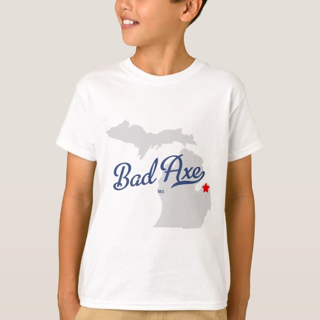 Bad Ax Michigan MI Shirt (Vorderseite)