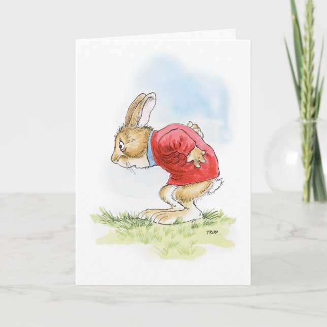 Bad Back Birthday Card Karte (Vorderseite)