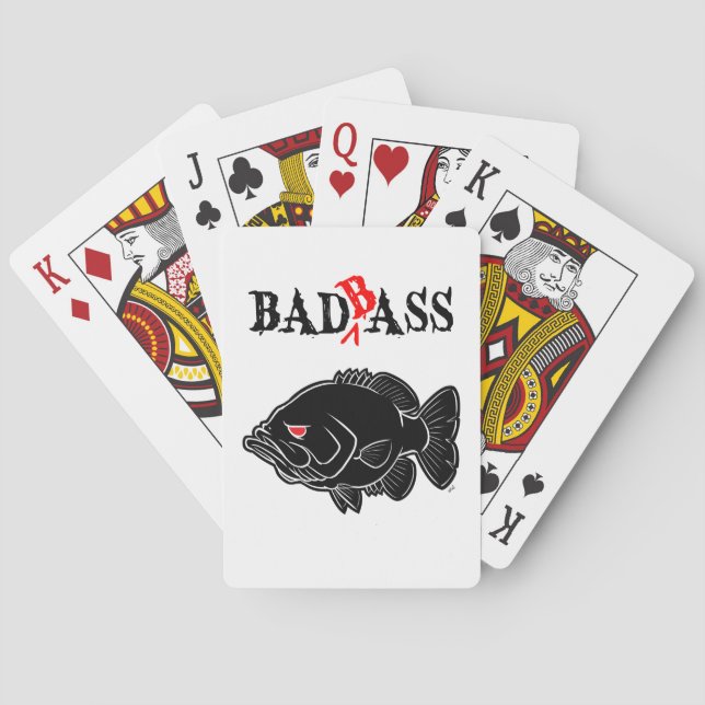 Bad Bass Playing Cards Spielkarten (Rückseite)