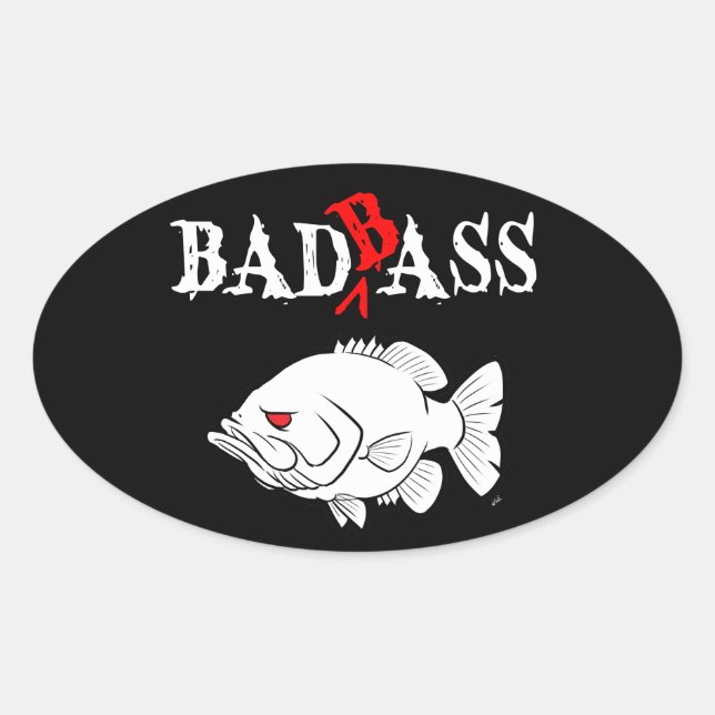 Bad Bass Stickers (Vorderseite)