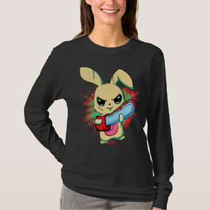 Bad Beängstigend Saw Evil Bunny, Happy Ostersonnta T-Shirt