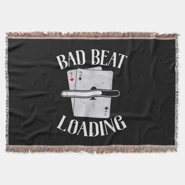 Bad Beat Loading Texas Holdem Casino Poker Decke (Vorderseite)