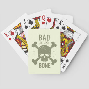 Bad Bone Skull & Crossbones Spielkarten