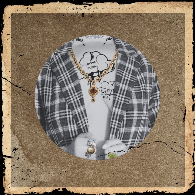 Bad & Boo-Jee Bride Pappteller (Von Creator hochgeladen)