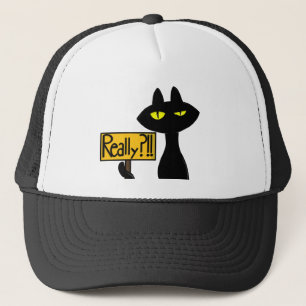 Bad Boogie - Die Katze - "Wirklich?!!" Trucker Mü Truckerkappe