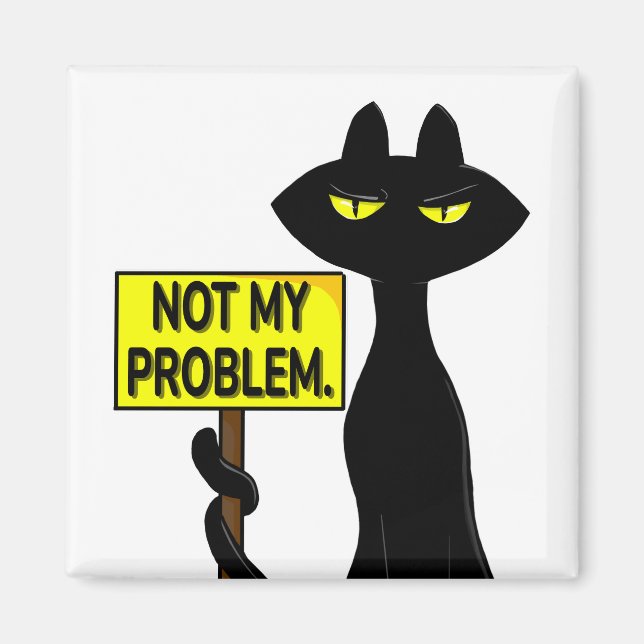 Bad Boogie Fanny Magnet - Nicht mein Problem Schil (Vorne)