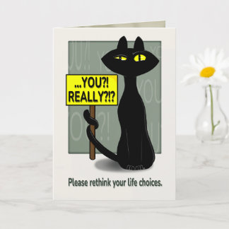 Bad Boogie Funny Thank You Card Karte