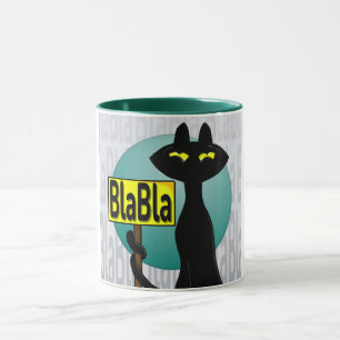 Bad Boogie Lustige Tassen - BlaBla-Schild