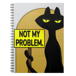 Bad Boogie Lustiges Notizbuch - Nicht Mein Problem Notizblock