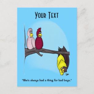 Bad Boys Postcard Feiertagspostkarte