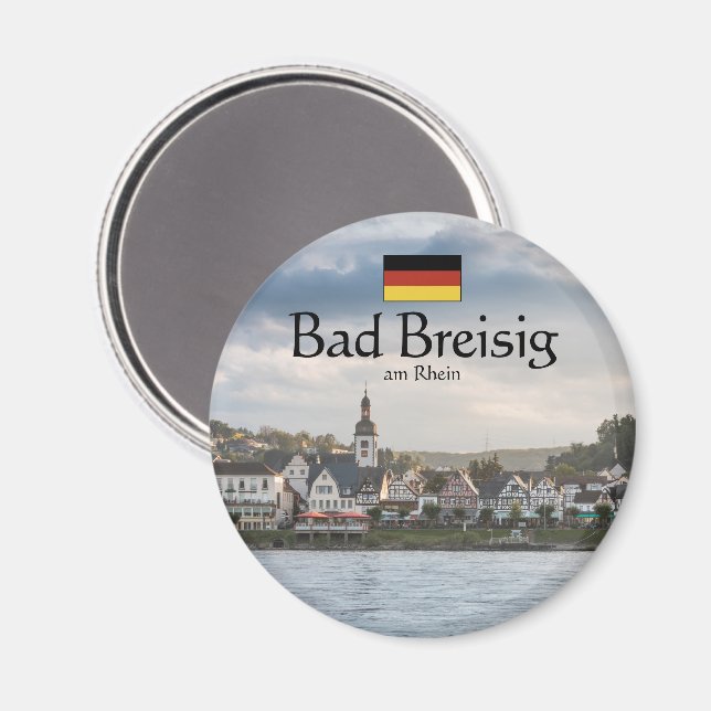 Bad Breisig Souvenir Magnet (Vorderseite/Rückseite)