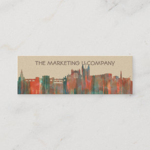 BAD, BRITISCHE SKYLINE MINI VISITENKARTE